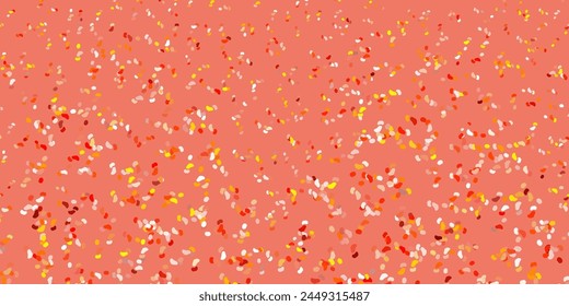 Light orange vector pattern with abstract shapes. Modern abstract illustration with gradient random forms. Background for cell phones.