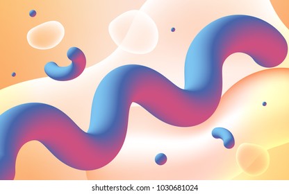 Light Orange vector pattern with bent lines. An elegant bright illustration with gradient. The template for cell phone backgrounds.