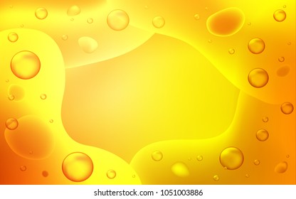 Light Orange vector pattern with bent ribbons. A vague circumflex abstract illustration with gradient. New composition for your brand book.