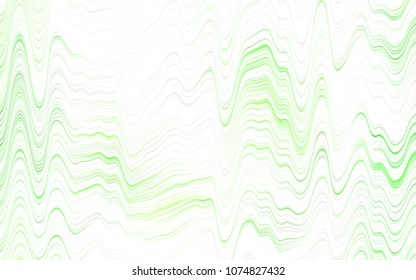 Light Orange vector pattern with bent lines. Brand-new colored illustration in marble style with gradient. Brand-new design for your ads, poster, banner.