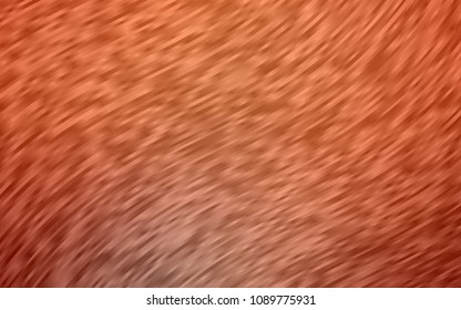 Light Orange vector pattern with bent ribbons. Creative illustration in halftone marble style with gradient. New composition for your brand book.