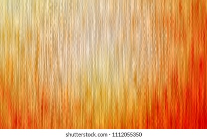 Light Orange vector pattern with bent lines. An elegant bright illustration with gradient. New composition for your brand book.