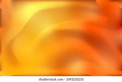 Light Orange vector pattern with bubble shapes. Blurred geometric sample with gradient bubbles.  Textured wave pattern for backgrounds.