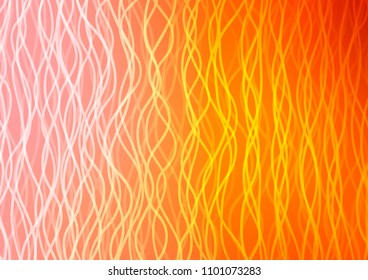Light Orange vector pattern with bubble shapes. Creative geometric illustration in marble style with gradient. New composition for your brand book.