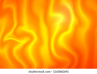 Light Orange vector pattern with bubble shapes. Creative geometric illustration in marble style with gradient. Textured wave pattern for backgrounds.