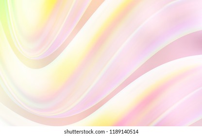 Light Orange vector pattern with bubble shapes. Creative geometric illustration in marble style with gradient. Textured wave pattern for backgrounds.