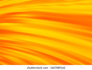 Light Orange vector pattern with bubble shapes. Shining crooked illustration in marble style. Textured wave pattern for backgrounds.