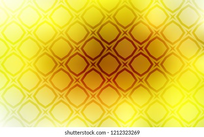 Light Orange vector pattern with christmas stars. Glitter abstract illustration with colored stars. Pattern for new year ad, booklets.