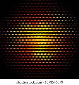 Light Orange vector pattern with circles. Abstract decorative design in gradient style with bubbles. New template for your brand book.