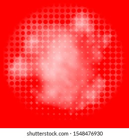 Light Orange vector pattern with circles. Modern abstract illustration with colorful circle shapes. Design for posters, banners.