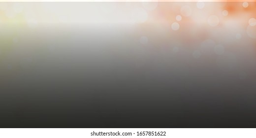 Light Orange vector pattern with circles. Glitter abstract illustration with colorful drops. Design for your commercials.