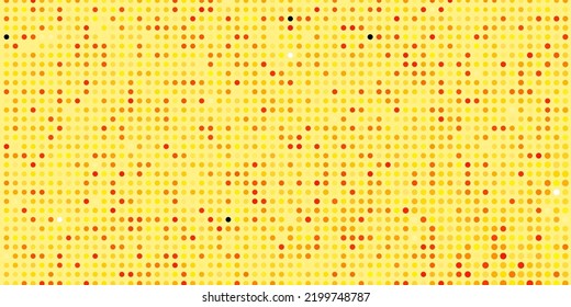 Light Orange vector pattern with circles. Abstract illustration with colorful spots in nature style. Pattern for business ads.