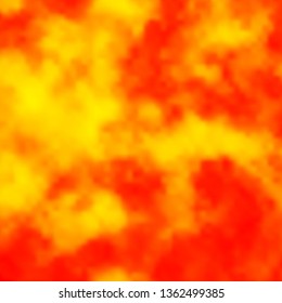 Light Orange vector pattern with clouds. Gradient illustration with colorful sky, clouds. Colorful pattern for appdesign.