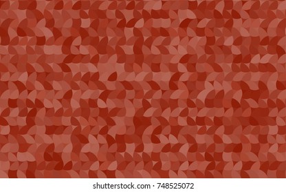 Light Orange vector pattern with colored spheres. Geometric sample of repeating circles on white background in halftone style.