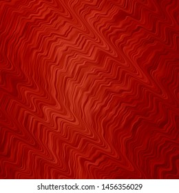 Light Orange vector pattern with curved lines. Illustration in halftone style with gradient curves. Template for your UI design.