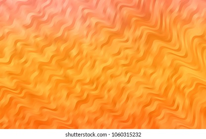Light Orange vector pattern with lamp shapes. Colorful illustration in abstract marble style with gradient. Marble design for your web site.