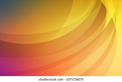 Light Orange vector pattern with lamp shapes. A vague circumflex abstract illustration with gradient. Marble style for your business design.