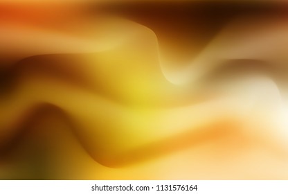 Light Orange vector pattern with lamp shapes. Shining illustration, which consist of blurred lines, circles. Textured wave pattern for backgrounds.