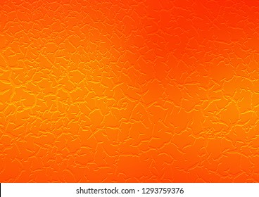Light Orange vector pattern with lamp shapes. Glitter abstract illustration with wry lines. A completely new marble design for your business.