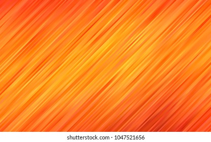 Light Orange vector pattern with lava shapes. An elegant bright illustration with gradient. Textured wave pattern for backgrounds.