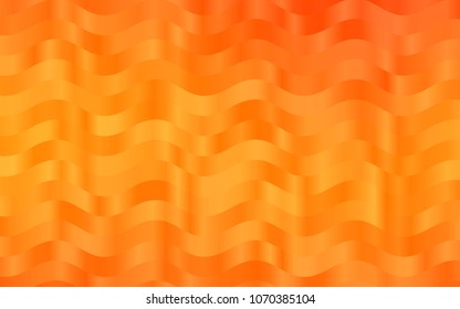 Light Orange vector pattern with lava shapes. An elegant bright illustration with gradient. The elegant pattern for brand book.