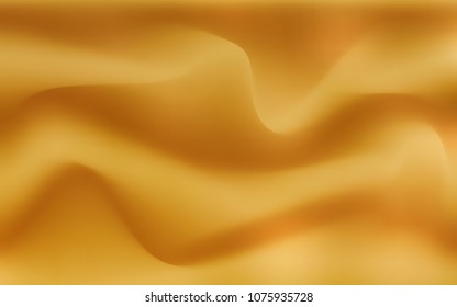 Light Orange vector pattern with lava shapes. Glitter abstract illustration with wry lines. Marble style for your business design.