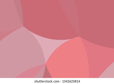 Light Orange vector pattern with lava shapes. Blurred geometric sample with gradient bubbles.  Brand new design for your ads, poster, banner.