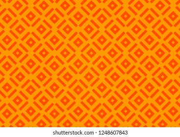 Light Orange vector pattern with lines, rectangles. Colorful decorative design in simple style with lines, rhombuses. Pattern for websites, landing pages.
