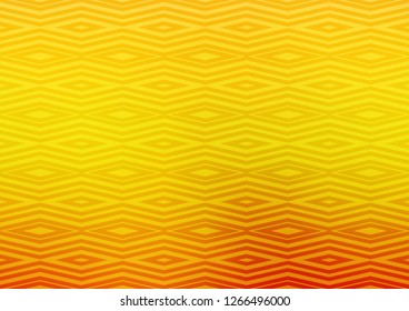 Light Orange vector pattern with lines, rectangles. Modern geometric abstract illustration with lines, squares. Best design for your ad, poster, banner.