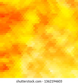 Light Orange vector pattern with lines. Colorful gradient illustration with abstract flat lines. Pattern for booklets, leaflets.