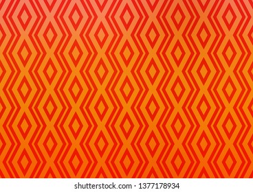 Light Orange vector pattern with lines, rectangles. Colorful illustration with lines, cubes on abstract template. Pattern for websites, landing pages.