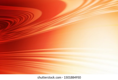 Light Orange vector pattern with lines. Modern gradient abstract illustration with bandy lines. Template for cell phone screens.