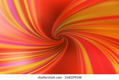 Light Orange vector pattern with lines. Colorful geometric sample with gradient lines.  A completely new template for your design.