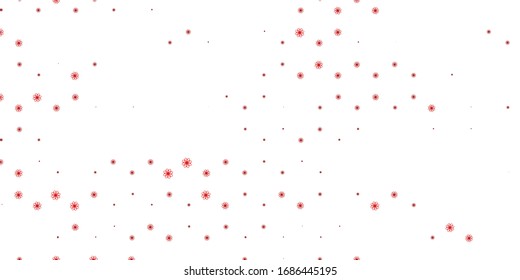 Light Orange vector pattern with lines. Illustration in halftone style with gradient curves. Pattern for websites, landing pages.