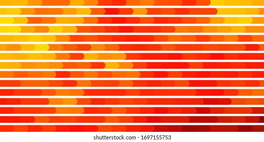 Light Orange vector pattern with lines. Geometric abstract illustration with blurred lines. Pattern for websites, landing pages.