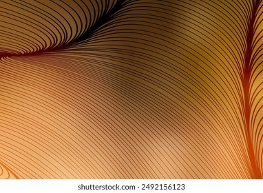 Light Orange vector pattern with lines. A completely new colorful illustration in simple style. Background for cell phone screens.