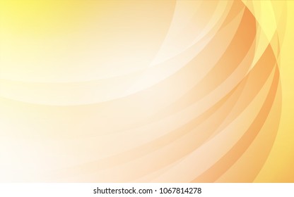 Light Orange vector pattern with liquid shapes. A completely new color illustration in marble style. A new texture for your  ad, booklets, leaflets.