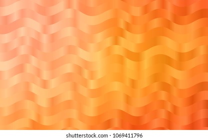 Light Orange vector pattern with liquid shapes. An elegant bright illustration with gradient. Marble style for your business design.