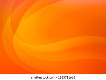 Light Orange vector pattern with liquid shapes. Brand new colored illustration in marble style with gradient. Marble design for your web site.