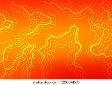 Light Orange vector pattern with liquid shapes. A sample with blurred bubble shapes. Marble design for your web site.