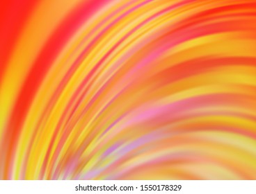 Light Orange vector pattern with liquid shapes. Colorful abstract illustration with gradient lines. Marble design for your web site.