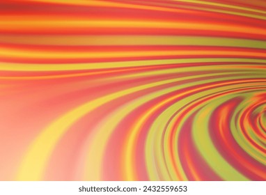 Light Orange vector pattern with liquid shapes. Geometric illustration in marble style with gradient.  The elegant pattern for brand book.