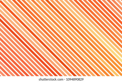 Light Orange vector pattern with narrow lines. Blurred decorative design in simple style with lines. The pattern can be used for busines ad, booklets, leaflets