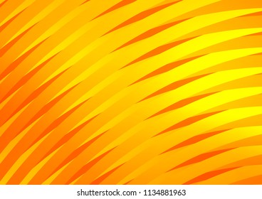 Light Orange vector pattern with narrow lines. Modern geometrical abstract illustration with staves. Best design for your ad, poster, banner.