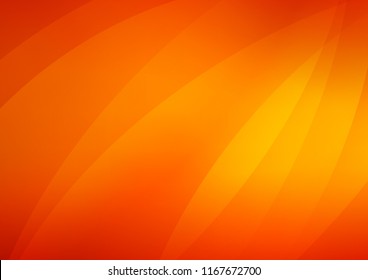 Light Orange vector pattern with narrow lines. Shining colored illustration with narrow lines. Best design for your ad, poster, banner.