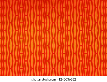 Light Orange vector pattern with narrow lines. Blurred decorative design in simple style with lines. The pattern can be used for busines ad, booklets, leaflets