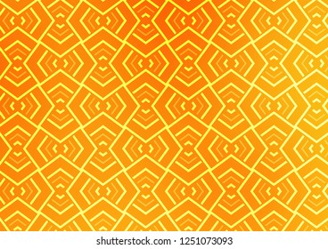 Light Orange vector pattern with narrow lines. Lines on blurred abstract background with gradient. Backdrop for TV commercials.