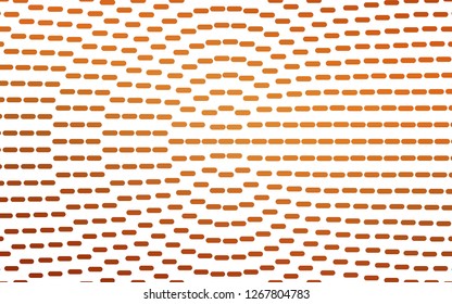 Light Orange vector pattern with narrow lines. Blurred decorative design in simple style with lines. Backdrop for TV commercials.
