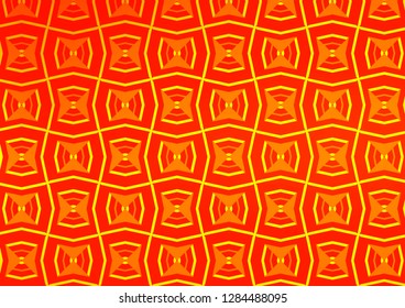 Light Orange vector pattern with narrow lines. Blurred decorative design in simple style with lines. Pattern for ads, posters, banners.