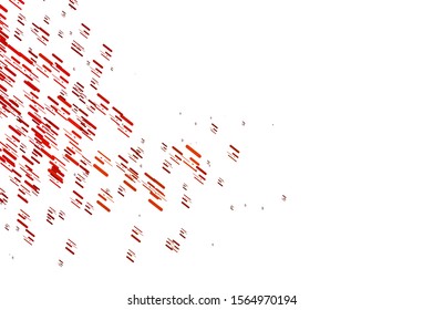 Light Orange vector pattern with narrow lines. Modern geometrical abstract illustration with staves. Pattern for business booklets, leaflets.